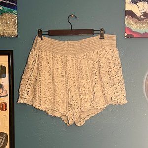 Rue21 Crochet Shorts